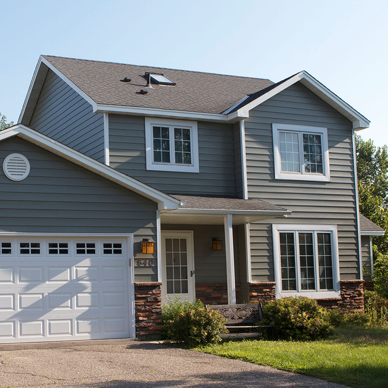 Cheaper grades of vinyl siding can have questionable durability. 